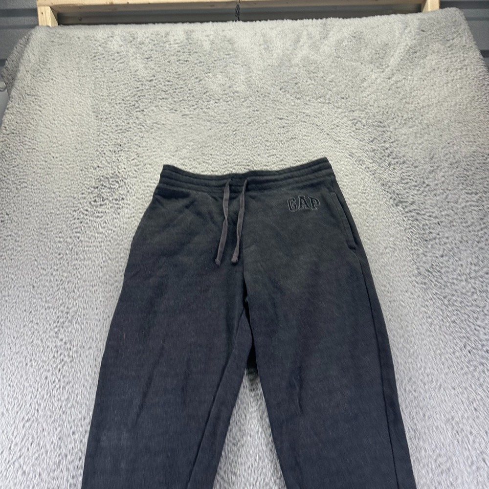 Gap Pant Mens M Gray Cotton Fleece Sweatpants Tapered Activewear Performance - Picture 2 of 11